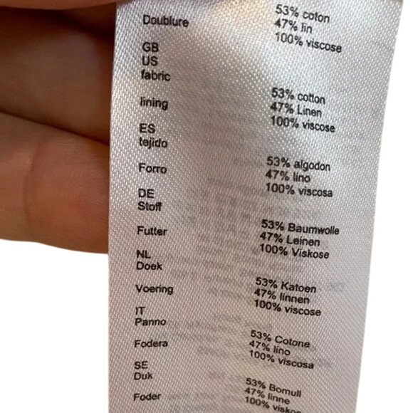 Maje cropped blazer tan women’s size 38 - Picture 11 of 12